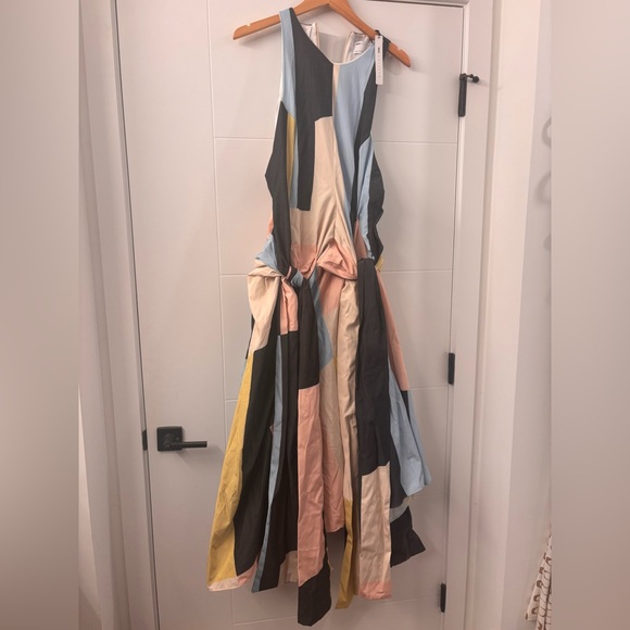 ASOS Edition Colorblock Dress - Picture 3 of 5